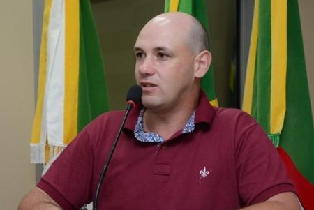 Vereador André Becker (DEM), eleito presidente para o próximo biênio.