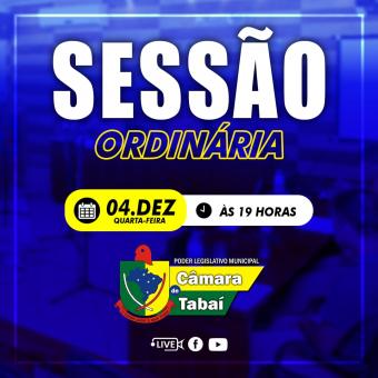 Sessão Ordinária 04/12/2024
