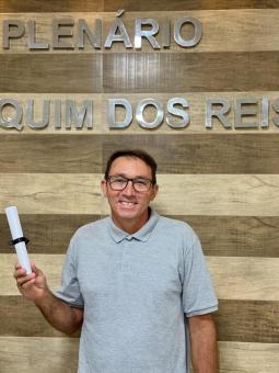 Vereador Adriano (Biano) toma posse e passa a integrar o Legislativo de Tabaí pelo PT